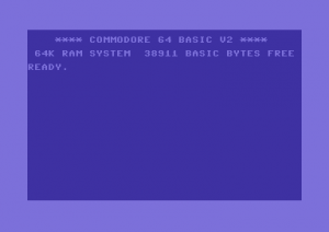 Commodore 64 startup screen