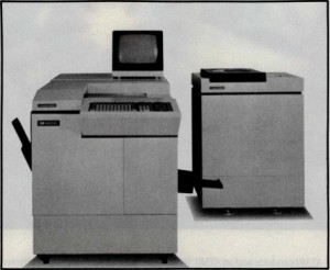 The Toshiba DF-2000, a typically elaborate optical-storage-based institutional archiving system of the 1980s