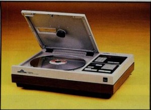 The Pioneer VP-1000, most popular of the early consumer-grade laser-disc players