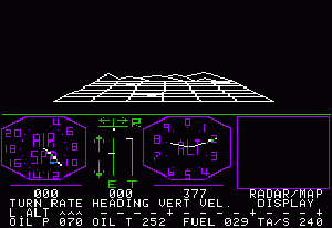 SubLogic Flight Simulator on the Apple II (1980)
