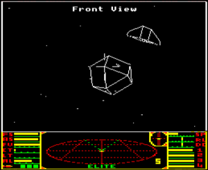 BBC Micro Elite. Note that the rendering is far from perfect, with lots of line breakage. Luckily, this isn't so obvious when the ships are in motion.