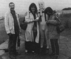 Mel Croucher, Sue Cooper, Christian Penfold (as the Piman), and Lizi Newman