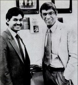 Jay Balakrishnan with Leonard Nimoy