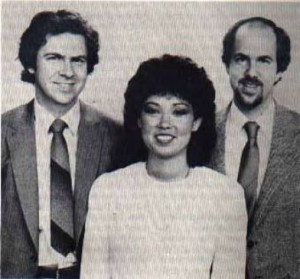 Doug, Cathy, and Gary Carlston, 1983