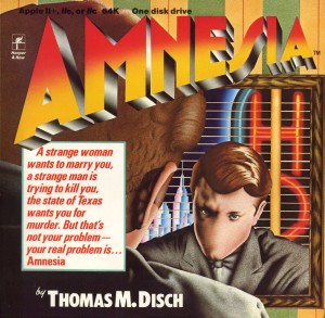 Harper & Row's original Amnesia box art