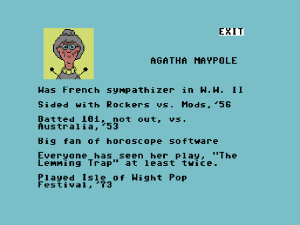 The unforgettable Agatha Maypole