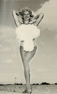 Showgirl Lee Merlin, Miss Atomic Bomb 1958.