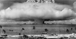 The second Operation Crossroads shot, July 25, 1946.