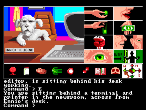 Tass Times in Tonetown on the Amiga. Ennio is on the case.