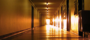 The Infinite Corridor during MIThenge.