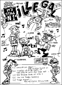 An issue of Illegal, one of the scene's newsletters.
