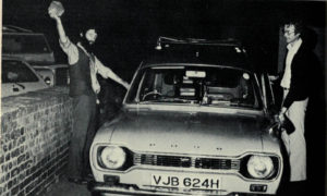 Kit Williams and Bamber Gascoigne set off to bury the hare on the evening of August 7, 1979.