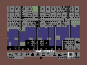 SimCity on the Commodore 64