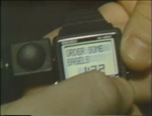 An Apple Watch 27 years before its time? Just one example of the extraordinary innovation of the Macintosh market was the WristMac from Ex Machina, a "personal information manager" that could be synchronized with a Mac to function as your appointment calendar and a telephone Rolodex among other possibilities.