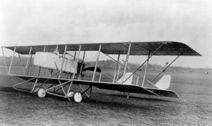 A Maurice Farman biplane