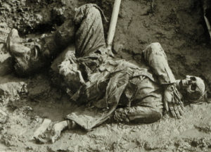 The grim reality of war in the trenches.