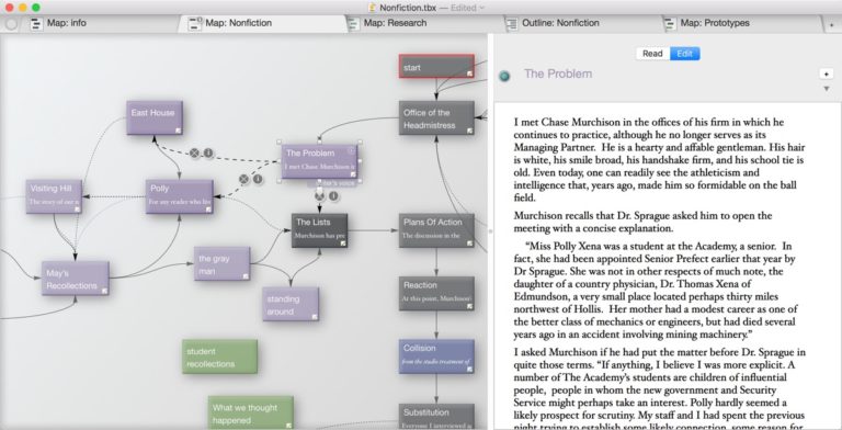 storyspace nodes